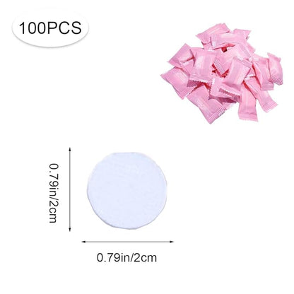100 PCS Compressed Towels, Mini Face Towels,Tablets Portable Towels,Portable Mini Towels,Camping Wipes,Compressed Towels,Compressed WipesPertain Home Beauty and Outdoors Hiking