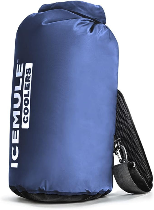 ICEMULE Classic Collapsible Sling Strap Cooler Hands Free, 100% Waterproof, Floats, 24+ Hours Cooling, Soft Sided Cooler for the Beach, Concerts, Traveling, RV-ing, Hiking, Kayaking, Camping & Fishing