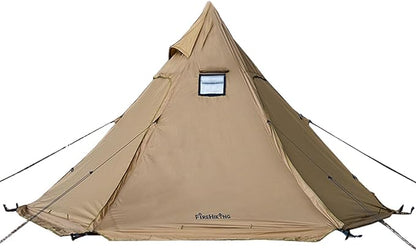 FIREHIKING Camping Hot Tent 2-4 Person Teepee Tent with Stove Jack for Backpacking Hunting
