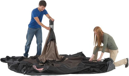 Coleman Instant Tent with 1-Minute Setup, 4/6/8/10 Person Tent with Pre-Attached Poles, Air Vent, & Carry Bag