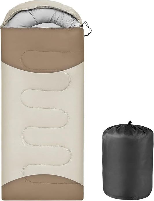 OBTANIM Sleeping Bags Portable Waterproof Camping Sleeping Bag for Adults Kids 4 Seasons Cold Weather or Warm Backpacking Hiking Mountaineering Indoor Outdoor Use