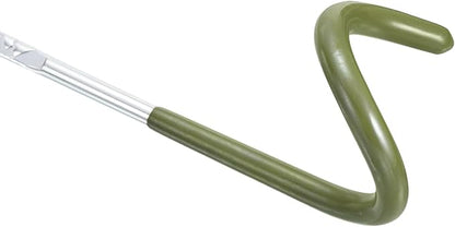 4 Pack Camping Lantern Hook Hanger - S-shaped Hook Stainless Steel Non-Slip Lamp Hanger, Apply to Outdoor/Camping/Hiking (Olive Green)