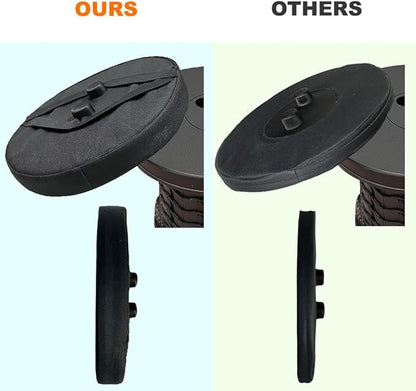 Thick Seat Cushion for Telescopic Stools (Exclude Stool), Chair Pads with Soft Foam and Two Pegs Fit in Round Collapsible Folding Stools (Cushion Only)
