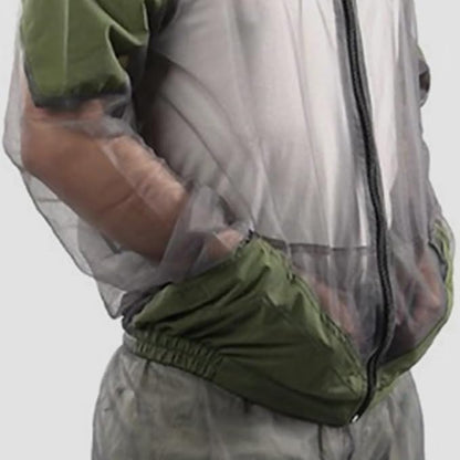 Kids Mosquito Suit Outdoor Net Clothing Mosquito Insect Bug Proof Clothing Insect Mesh Protection Clothing Mesh Insects Net Gloves mosquito suits for adults,bug suit Grey （ XL ）