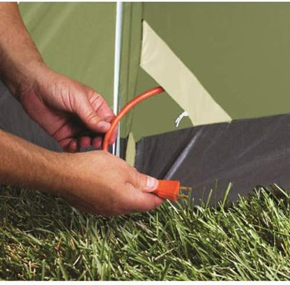 Coleman Montana 8P Family Tent with Waterproof Rainfly & Expandable Carry Bag Spacious Tent Fits 3 Queen Airbeds Sets Up in 15 Minutes