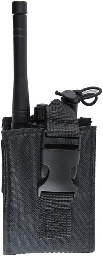 Portable Radio Holster Radio Holder Bag Tactical Radio Holder Pouch for Outdoor,Camping, Exploring, Hunting, Climbing