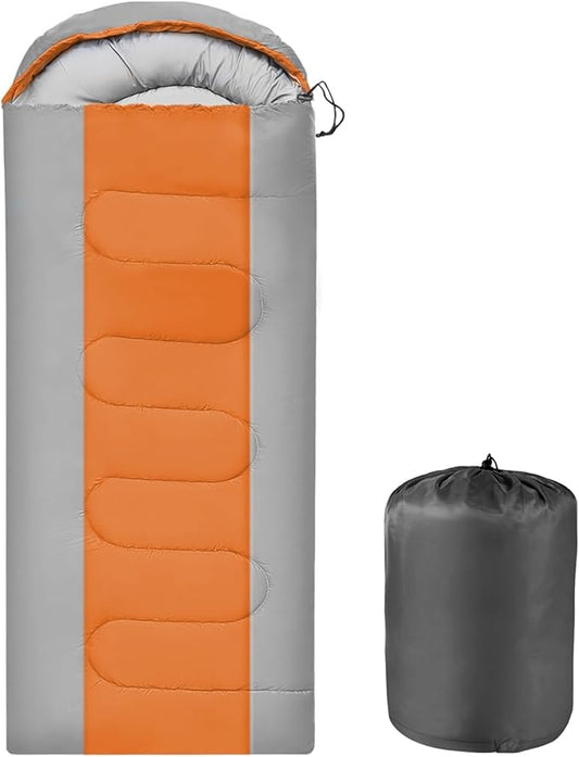 OBTANIM Sleeping Bags Portable Waterproof Camping Sleeping Bag for Adults Kids 4 Seasons Cold Weather or Warm Backpacking Hiking Mountaineering Indoor Outdoor Use