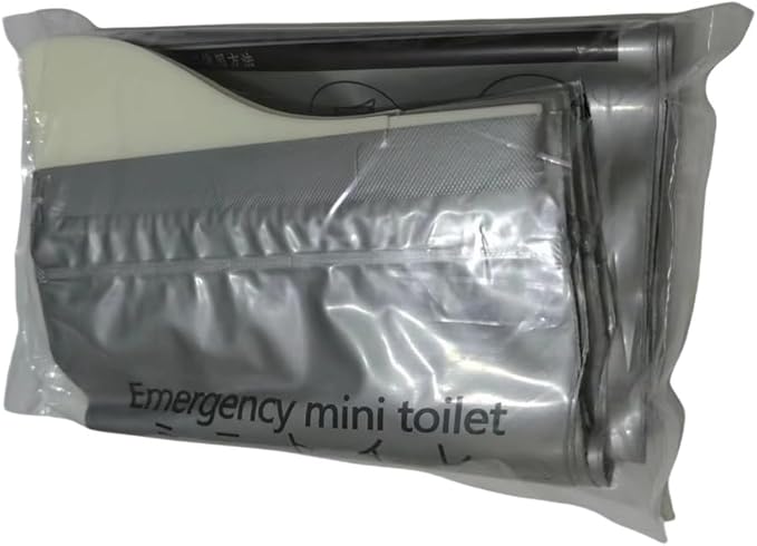 Emergency Mini Portable Toilet, 700cc Capacity, Unisex, for Travel, Camping, Traffic Jams (800)