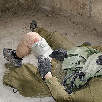 6" Israeli Style Emergency Bandage, Compression Trauma Wound Dressing, Medical Sterile Vacuum Sealed, Combat Tactical First Aid Kit IFAK Supplies, FSA HSA Eligible, 2 Count