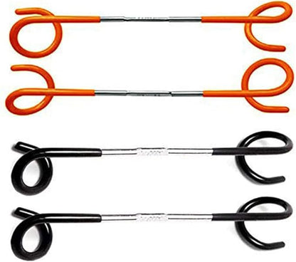 4 Pack Camping Lantern Hooks Hangers 11.6in Stainless Steel Tent Light Hangers Outdoor Lamp Hanger Non-Slip for Camping Hiking