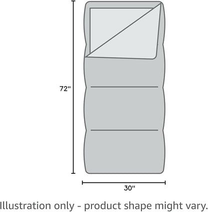 Kelty Cosmic 20 Down Mummy Sleeping Bag for Backpacking, Campers, 550 Fill Power, Recycled Fabrics with PFAS-Free DWR, Designed in Sunny Colorado,