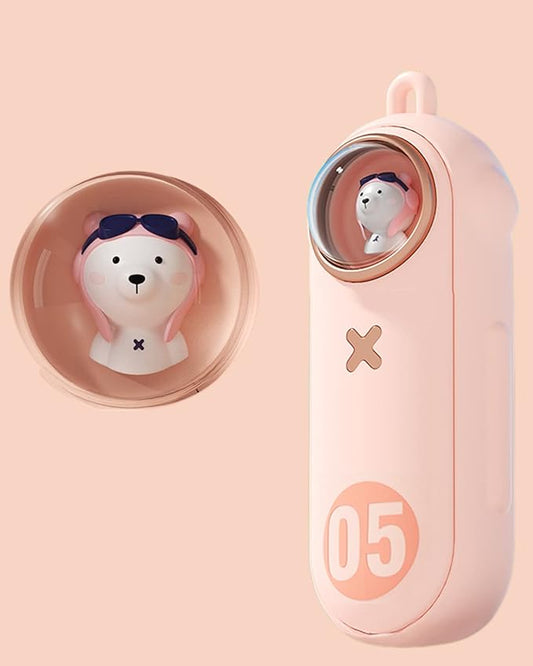 Portable Hand Warmer Electric Fast Warming Up Power Bank, 10000mAh Rechargeable Hand Warming 4 Heat Levels Double-Sided Heating, Cute Pocket USB Handwarmer for Outdoors Hunting Camping