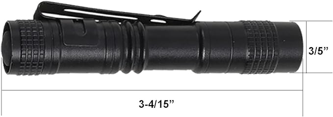 LED Pocket Pen Flashlights, 10pcs Mini Penlight with Clip Handheld XPE Flashlight Waterproof EDC Pen Light for Camping Inspection Repair Powered by 1pcs AAA Battery(Not Included)
