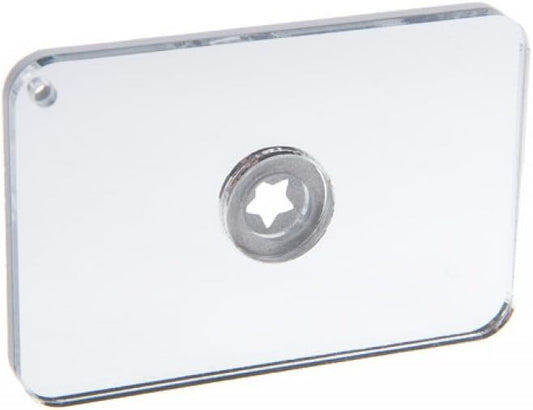 UST StarFlash Micro Signal Mirror with Compact, Lightweight Design, Targeting Star and Lanyard for Hiking, Camping, Backpacking and Emergency Situations , 1.5 x 2-Inch