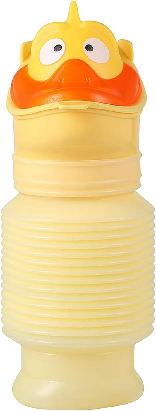 Scalable Emergency Urinal, 600ml Portable Toilet for Car, Portable Mini Outdoor Camping Travel Shrinkable Personal Mobile Toilet Potty Pee Bottle for Kids Adult
