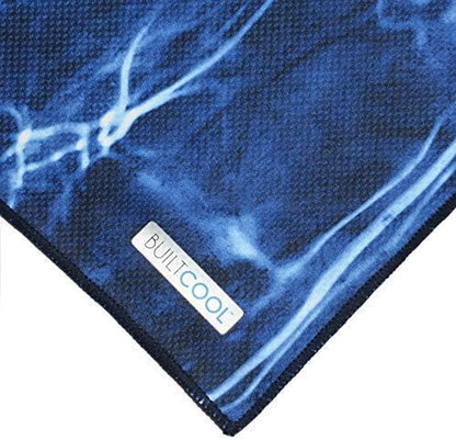 BUILTCOOL Adult Cooling Towel - Men & Women Chilly, Lightweight, Soft, Neck and Face Cooling Towel for Sport, Camping, Hunting, One Size, Mossy Oak Elements, 3 Pack