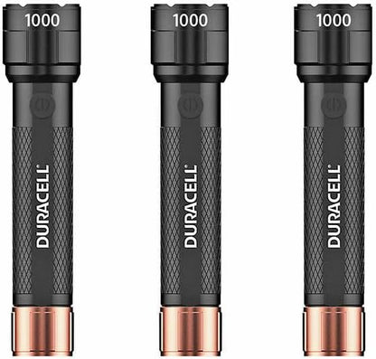 Duracell DURABEAM Ultra LED Flashlight 1000 Lumens 3-Pack