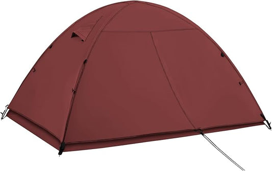 Ultralight Double Layer Waterproof 1/2 Person 4 Season Backpacking Dome Tent – Easy Setup Outdoor Essenssial Gear for Camping, Hiking, Hunting and Mountaineering