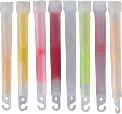 Kopida 8pcs Ultra Bright Glow Stick - 6 Inch Large Glow Sticks Colorful Chem Light Sticks Camping Glow Sticks for Parties and Kids, Glow in The Dark