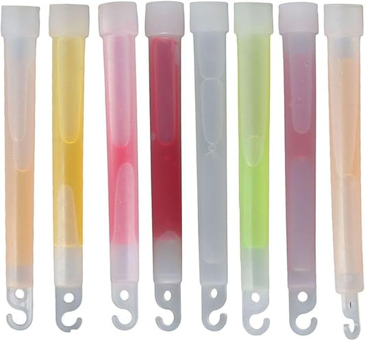 Kopida 8pcs Ultra Bright Glow Stick - 6 Inch Large Glow Sticks Colorful Chem Light Sticks Camping Glow Sticks for Parties and Kids, Glow in The Dark