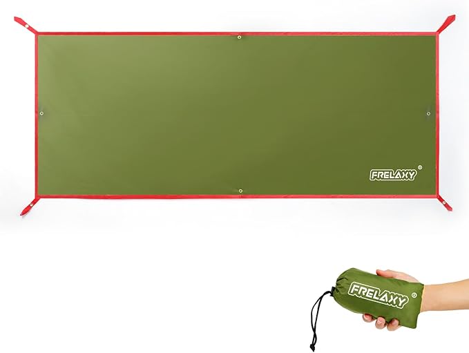 Frelaxy Tent Footprint, Waterproof Camping Tarp, Durable Tent Floor to Elevate Your Camping, Hiking, Backpacking, Hammock, Beach Experience