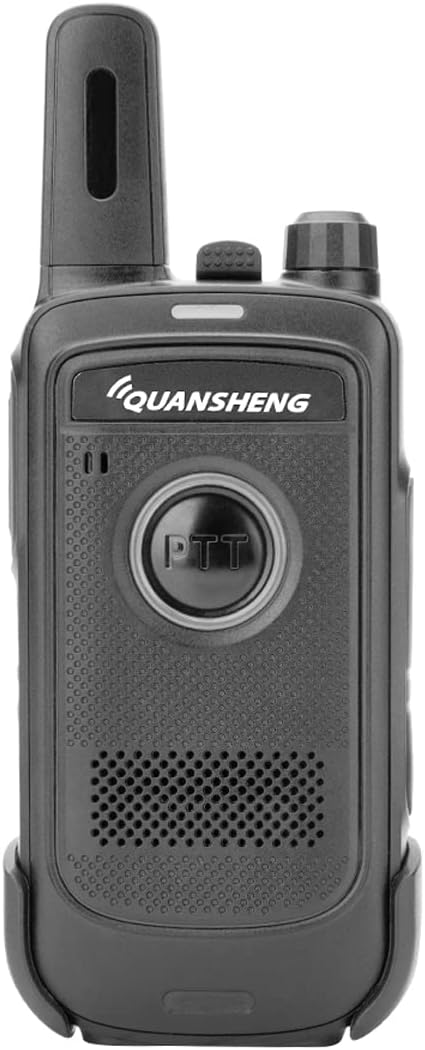 TG-S1 Walkie Talkie Rechargeable Two Way Radio, Long Range Portable FRS Two-Way Radios for Family Camping, Hiking, Car Trip (Black 1 Pack)