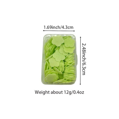 8 Boxes Disposable Scented Soap Sheets, Dissolvable Mini Petal Sheets for Children and Adults Camping Outdoor Hand Washing (4 Flavors)