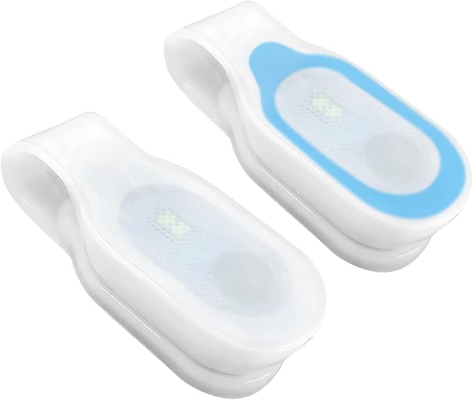 Nurse Nightshift Hands Free Lightweight Emergency LED Flashlight Clip on Flashlight Suitable for Walking Running Pets Outdoor Emergency(2PCS)