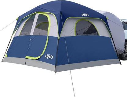 UNP SUV Tent for Camping, 6-Person SUV Tailgate Tent - Easy Set Up with Rainfly, 10'x9'x78in(H)