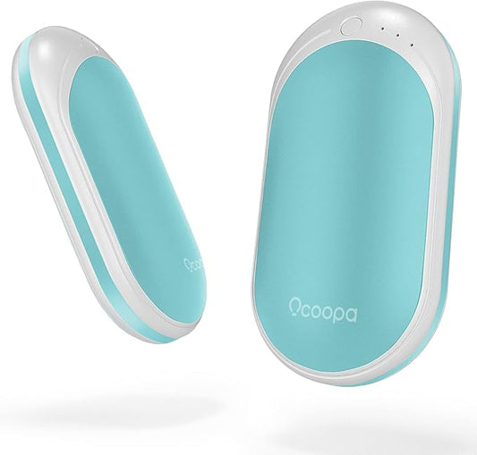 OCOOPA Hand Warmers Rechargeable, 1 Pack 5200mAh Electric Portable Pocket Heater, Heat Therapy Great for Raynauds, Hunting, Golf, Camping, Women Mens Gifts