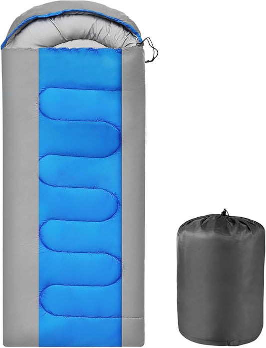 OBTANIM Sleeping Bags Portable Waterproof Camping Sleeping Bag for Adults Kids 4 Seasons Cold Weather or Warm Backpacking Hiking Mountaineering Indoor Outdoor Use