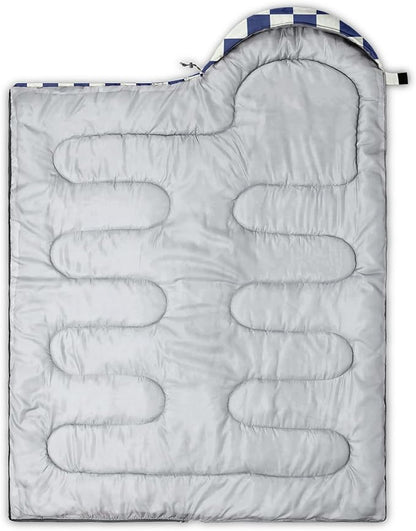Sleeping Bags for Adults and Kids Backpacking Camping Sleeping Bags for Girls and Boys Lightweight Waterproof Cold/Warm Sleeping Bag for All Season