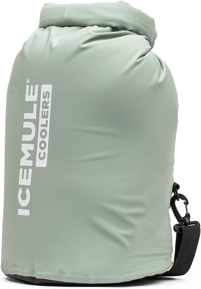ICEMULE Classic Collapsible Sling Strap Cooler Hands Free, 100% Waterproof, Floats, 24+ Hours Cooling, Soft Sided Cooler for the Beach, Concerts, Traveling, RV-ing, Hiking, Kayaking, Camping & Fishing