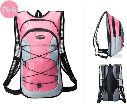 Monvecle Hydration Pack Water Rucksack Backpack Bladder Bag Cycling Bicycle Bike/Hiking Climbing Pouch + 2L Hydration Bladder