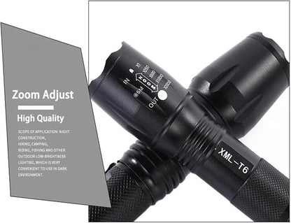 Outdoor 1000 Lumen Zoomable Flash Light G700 Tactical XML T6 LED