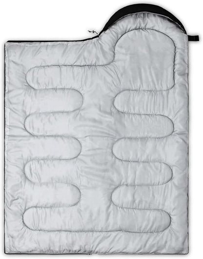 HOSIMA Dear Hunting Pattern Cold Weather Sleeping Bags for Adults,Black Light Weight Sleeping Bags for Kids Adults,WaterProof Sleeping Bags for Outdoors Hiking.