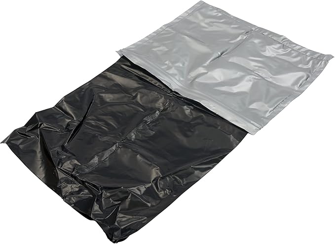 Reliance Products Double Doodie | Portable Toilet Waste Bags | No Gel | 6 Count (Pack of 1), Black, (2683-13)
