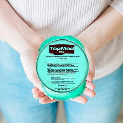 TopMed ETS Instant Reusable Heat Pack, Reusable Hand Warmer, Instant to Go Pocket Hand Warmer for Camping, Hiking, and Pain Relief, One Click Heating