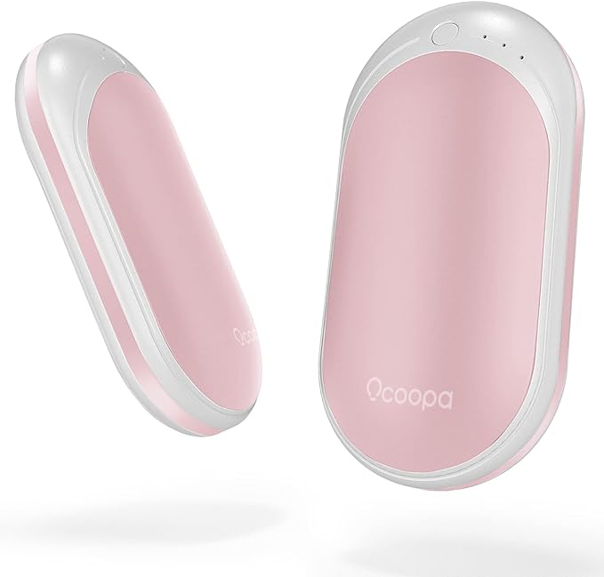 OCOOPA Hand Warmers Rechargeable, 1 Pack 5200mAh Electric Portable Pocket Heater, Heat Therapy Great for Raynauds, Hunting, Golf, Camping, Women Mens Gifts