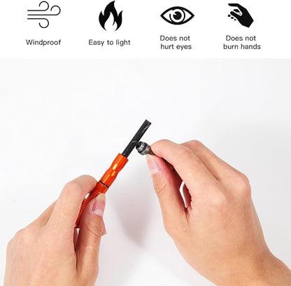 Ferro Rods - Fire Starter Sticks Fire Striker Flint and Steel Fire Starter Kit Survival Flint Fire Steel Spark Magnesium Rod for EDC, Camping,Hiking,Bush-Craft,Emergency Survival Kits