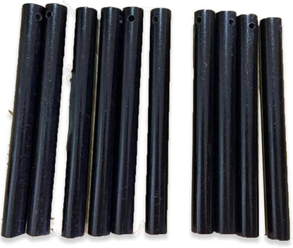 10 Pack Fire Starter Rod Magnesium Rod Flint， Ferrocerium Flint Premium Lighter 8x0.8cm - Glow in The Dark Survival Tool Kit for Outdoor Camping Living Survival DIY Your Own Survival Kit