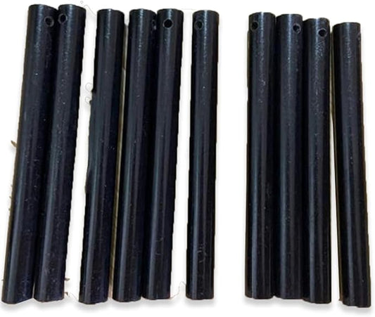 10 Pack Fire Starter Rod Magnesium Rod Flint， Ferrocerium Flint Premium Lighter 8x0.8cm - Glow in The Dark Survival Tool Kit for Outdoor Camping Living Survival DIY Your Own Survival Kit