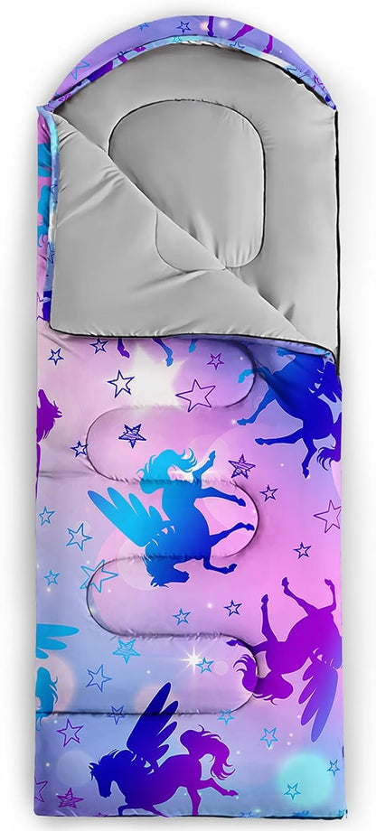 BSNTHO Camping Sleeping Bags,3 Season Warm & Cool Weather,Lightweight,Waterproof Sleeping Bags for Adults & Kids,Traveling,and Outdoors,Camping Gear Equipment