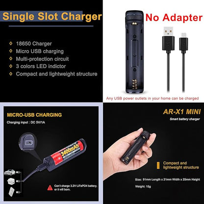 Small Tactical Flashlight, Waterproof, Military Grade, 900 Lumen, 5.51 in Length, 4.5oz Weight, Dual Switch, 18650 Battery (Not Included), 1 Year Free Replacement