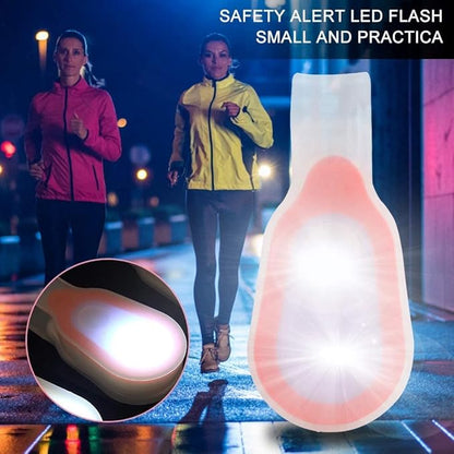 2pcs (Blue+RED) Night Light for Nurse, Hands Free Flashlight，Nurse Light Clip on,Magnetic Flashlight for Walking Running Pets Outdoors Emergency (4 Extra Battery)