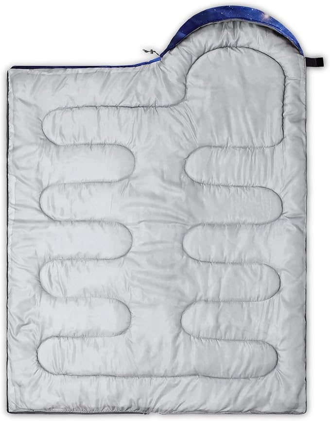 BailiPromise Camping Sleeping Bags,3 Season Warm & Cool Weather,Lightweight,Waterproof Sleeping Bags for Adults & Kids,Traveling,and Outdoors,Camping Gear Equipment