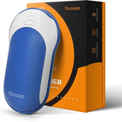 OCOOPA Hand Warmers Rechargeable, 10000mAh Electric HandWarmer, 15hrs Hands Heater, Portable Charger, 3 Levels Heating, Perfect for Golf, Hunting, Camping Gifts, H01