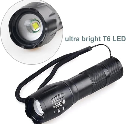 Outdoor 1000 Lumen Zoomable Flash Light G700 Tactical XML T6 LED