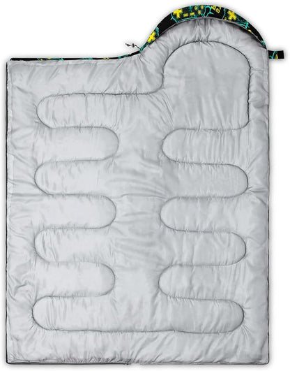 BSNTHO Camping Sleeping Bags,3 Season Warm & Cool Weather,Lightweight,Waterproof Sleeping Bags for Adults & Kids,Traveling,and Outdoors,Camping Gear Equipment