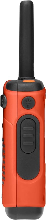 Motorola Solutions, Portable FRS, T605_H2O, Talkabout, Two-Way Radios, Emergency Preparedness, Rechargeable, 22 Channel, 35 Mile, Orange W/Black, 2 Pack